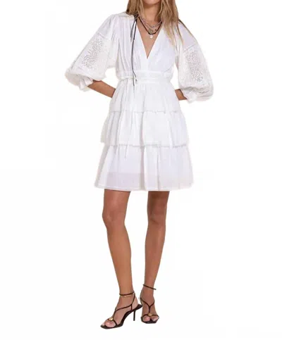 Scarlett Poppies Aria Dress In Simply White In White