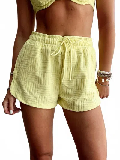 Beach Riot Kiara Short In Citrine Crush In Multi