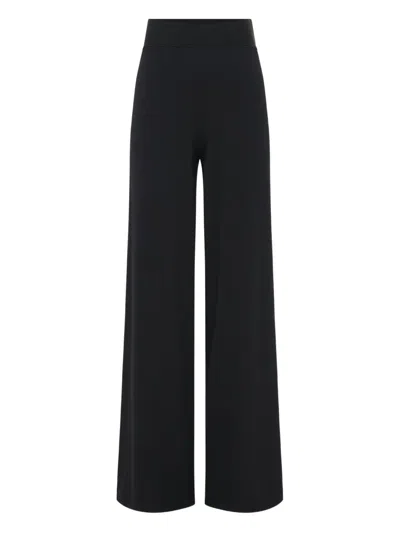 Repetto Logo Waistband Performance Trousers In Black
