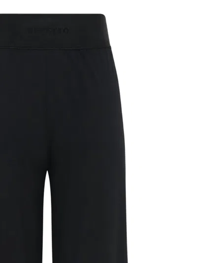 Repetto Logo Waistband Performance Trousers In Black