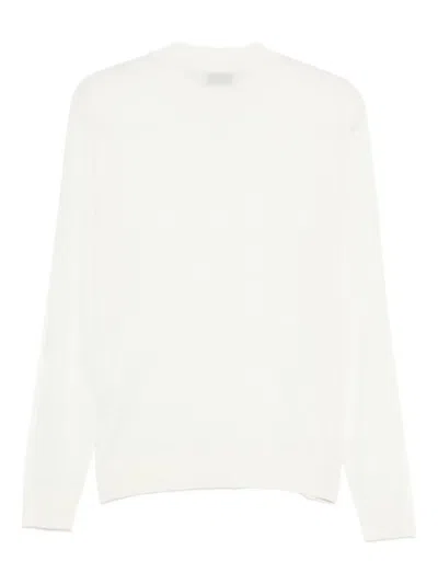 Ferrante Crew-neck Sweater In White