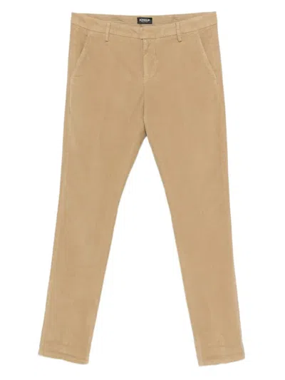 Dondup Corduroy Trousers In Neutral