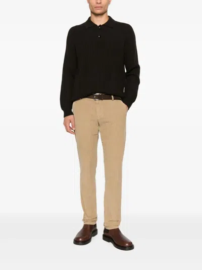 Dondup Corduroy Trousers In Neutral