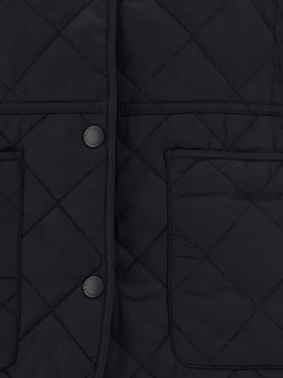 Barbour Deveron Quilt Jacket In Black