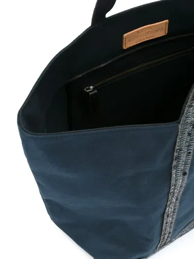 Vanessa Bruno Sequin Embellished Tote In Blue