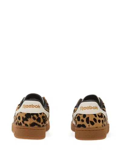 Reebok Club C Grounds Uk Sneakers Vintage Leopard In Brown