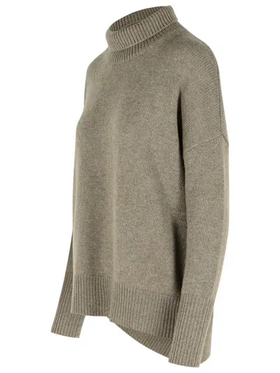 Lisa Yang 'heidi' Truffle Cashmere Sweater In Green