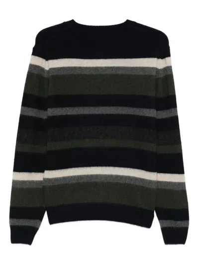 Ferrante Striped Crew-neck Sweater In Multi
