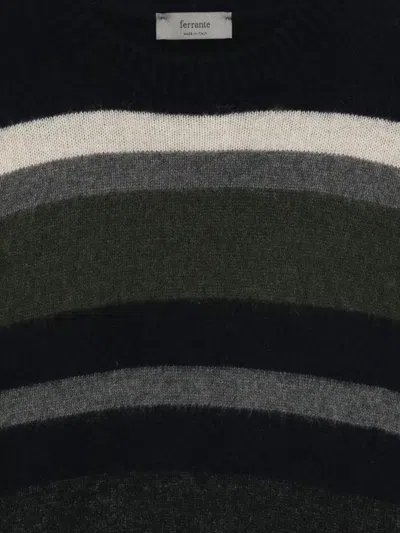 Ferrante Striped Crew-neck Sweater In Multi