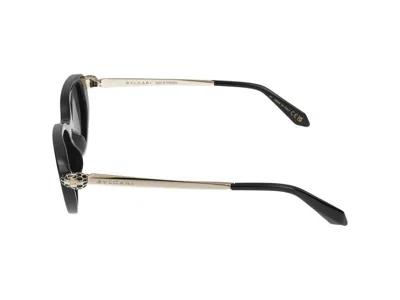 Bvlgari Serpenti Forever Acetate Oval Sunglasses In Black