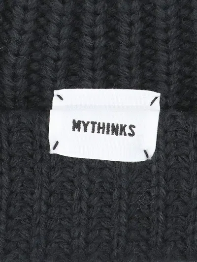 Mythinks Wool Blend Beanie In Black