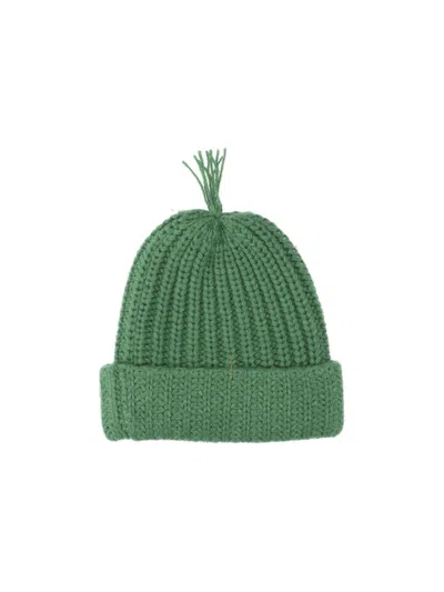 Mythinks Logo-label Beanie Hat In Green