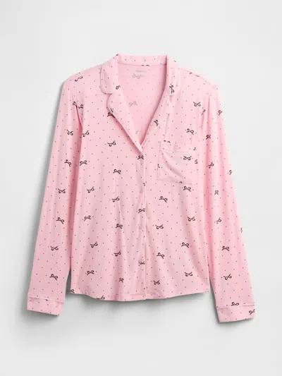 Gap Factory Relaxed Modal Pj Shirt In Pink