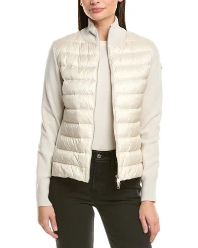Moncler Wool Jacket In White