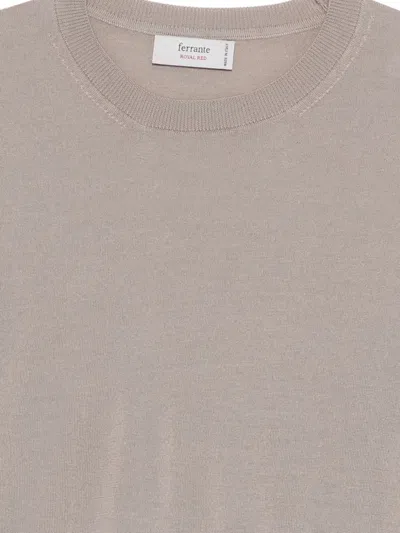 Ferrante Pullover Mit Rundhalsausschnitt In Brown