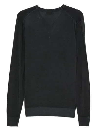 Ferrante Pullover Mit V-ausschnitt In Gray