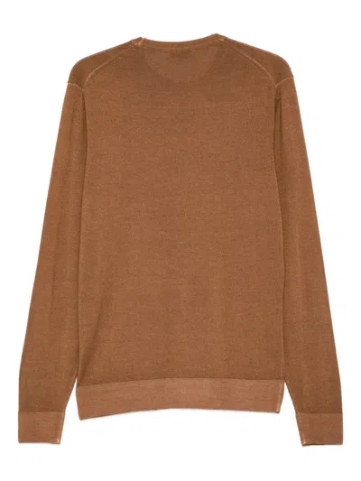 Ferrante Oberteil Mit Rundhalsausschnitt In Brown