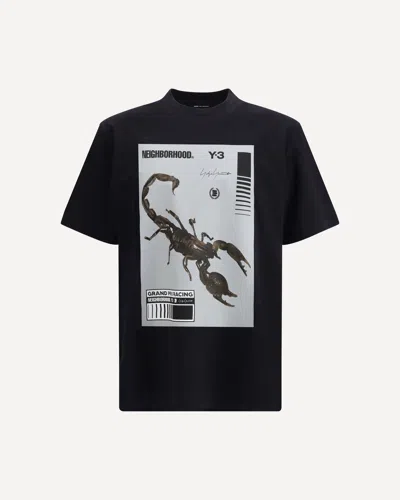 Y-3 Adidas T-shirts In Black