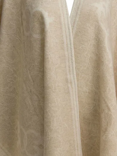 Pinko Croatia Draped Lightweight Soft Texture Jacket In Neutral