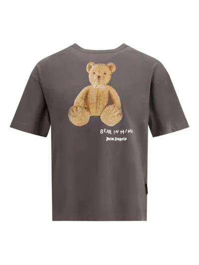 Palm Angels Bear In Mind T-shirt In Brown