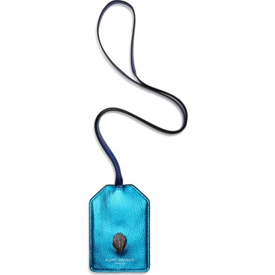 Kurt Geiger London Southbank Tag Lanyard In Blue