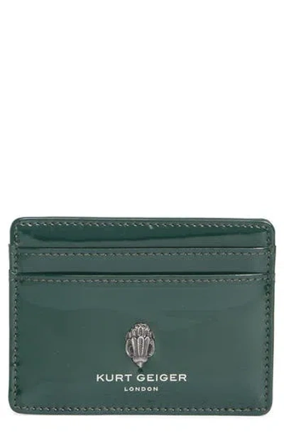 Kurt Geiger London Bond Card Holder In Green