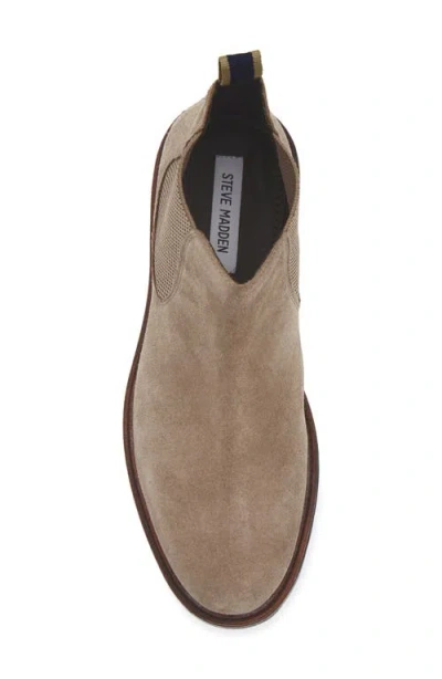 Steve Madden Emden Lug Sole Chelsea Boot In Brown