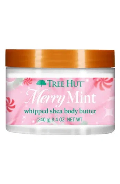 Tree Hut Merry Mint Whipped Shea Body Butter In Transparent