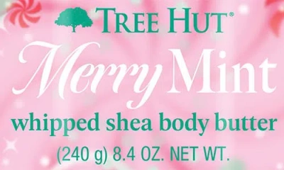 Tree Hut Merry Mint Whipped Shea Body Butter In Transparent