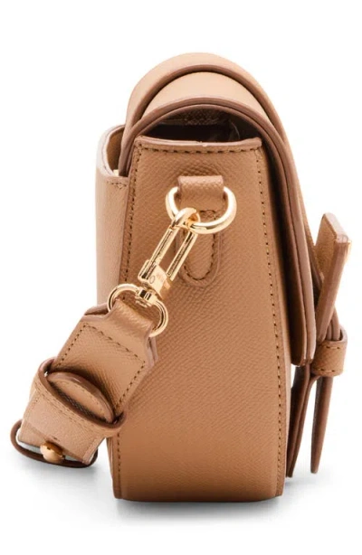 Anne Klein Saddle Crossbody Bag In Brown