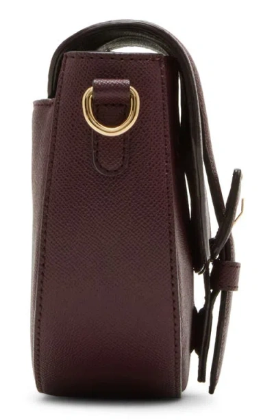 Anne Klein Saddle Crossbody Bag In Purple