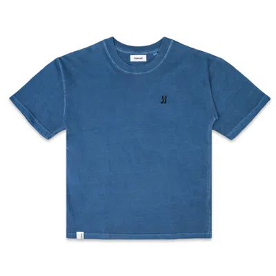 Comune Men's Blue Ryder Oversized Tee - Marine In Blue