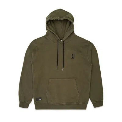 Comune Luka Hoodie - Army Green In Brown