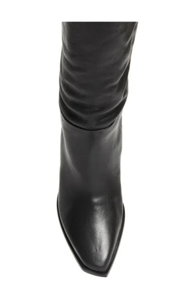 Jimmy Choo Hart 60 Leather Knee-high Boot In Black