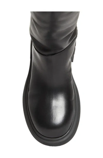 Jimmy Choo 70mm Tamskin Leather Over-the-knee Boots In Black