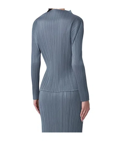 Issey Miyake Long-sleeved T-shirt In Gray