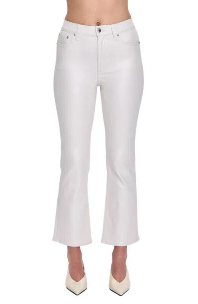 Pistola Lennon High Rise Crop Bootcut Jeans In Vivid White In White