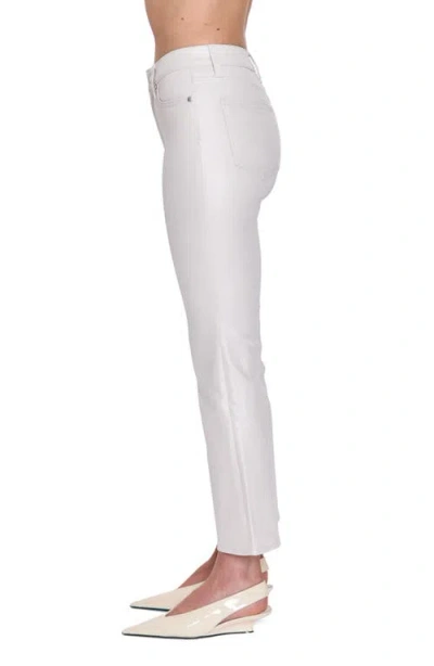 Pistola Lennon High Rise Crop Bootcut Jeans In Vivid White In White