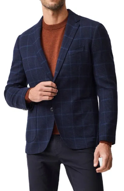 Rodd & Gunn Campbell Point Windowpane Plaid Sport Coat In Blue