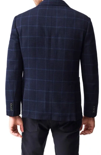 Rodd & Gunn Campbell Point Windowpane Plaid Sport Coat In Blue