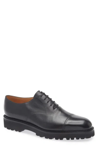 John Lobb City Ii Standard Cap Toe Oxford In Black