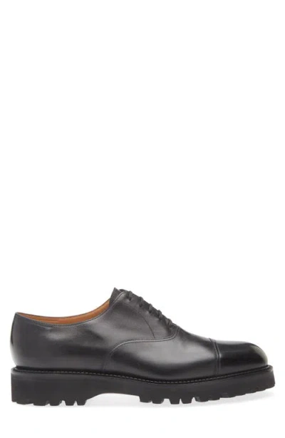 John Lobb City Ii Standard Cap Toe Oxford In Black