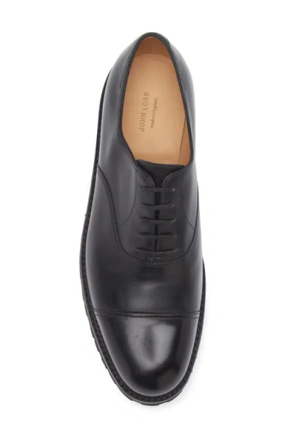 John Lobb City Ii Standard Cap Toe Oxford In Black