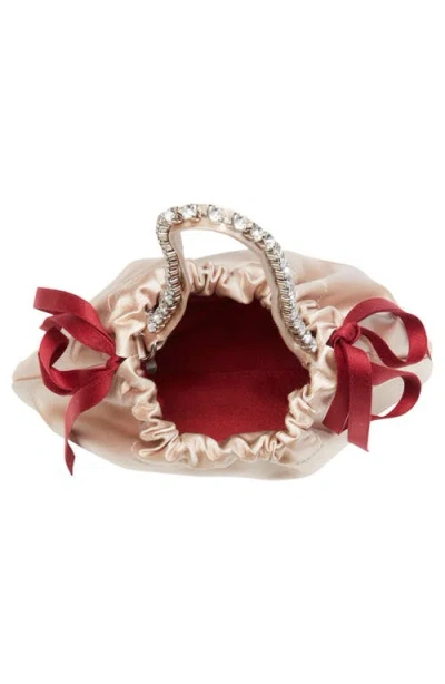 Jimmy Choo Mini Drawstring Top Handle Bag In Multi