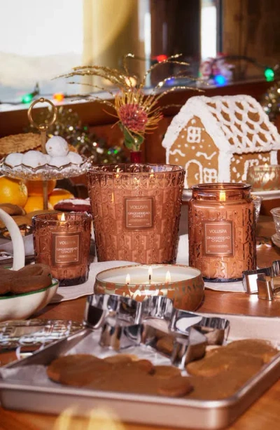 Voluspa Gingerbread Chalet Classic Candle In Brown
