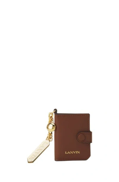 Lanvin Leather Photo Holder In Brown