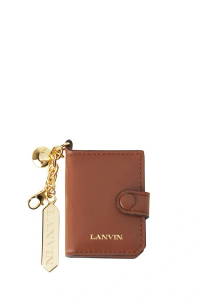 Lanvin Leather Photo Holder In Brown