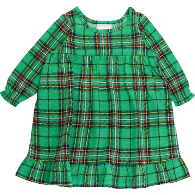 Rufflebutts Girls Holiday Pajama Night Gown In Green