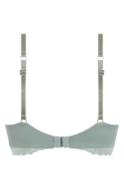 Hunkemoller Andrea Padded Non-wired Bra In Green