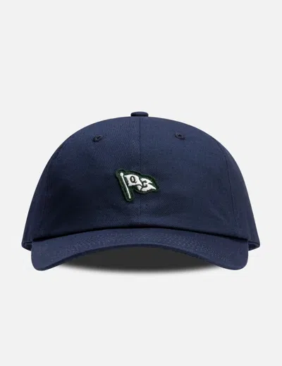 Quiet Golf Qg Flag Dad Hat In Blue